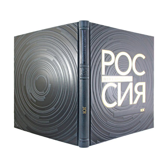 Книга в кожаном переплете "Россия, визуальный код. Юг."
